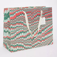 Hand Marbled Gift Bags Large | Christmas Splendour